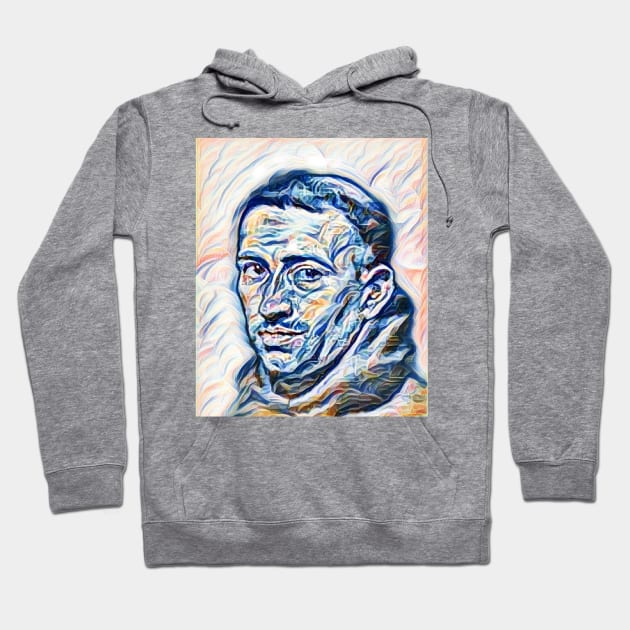 William of Ockham Portrait | William of Ockham Artwork 8 Hoodie by JustLit